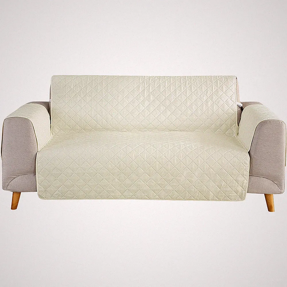 Quilted Sofa Cover Water Resistant Nonslip Couch Slipcover Furniture Protector