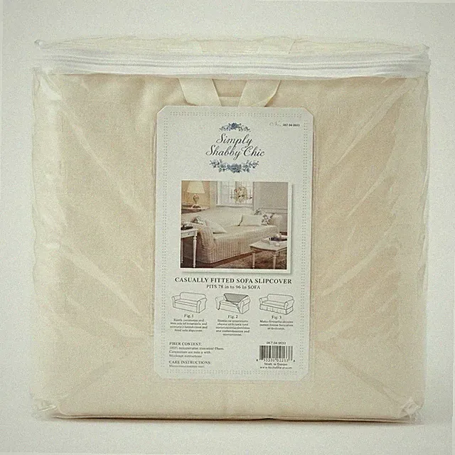 Rachel Ashwell Simply Shabby Chic Sofa Slipcover Ivory Stripe NEW Sealed RARE