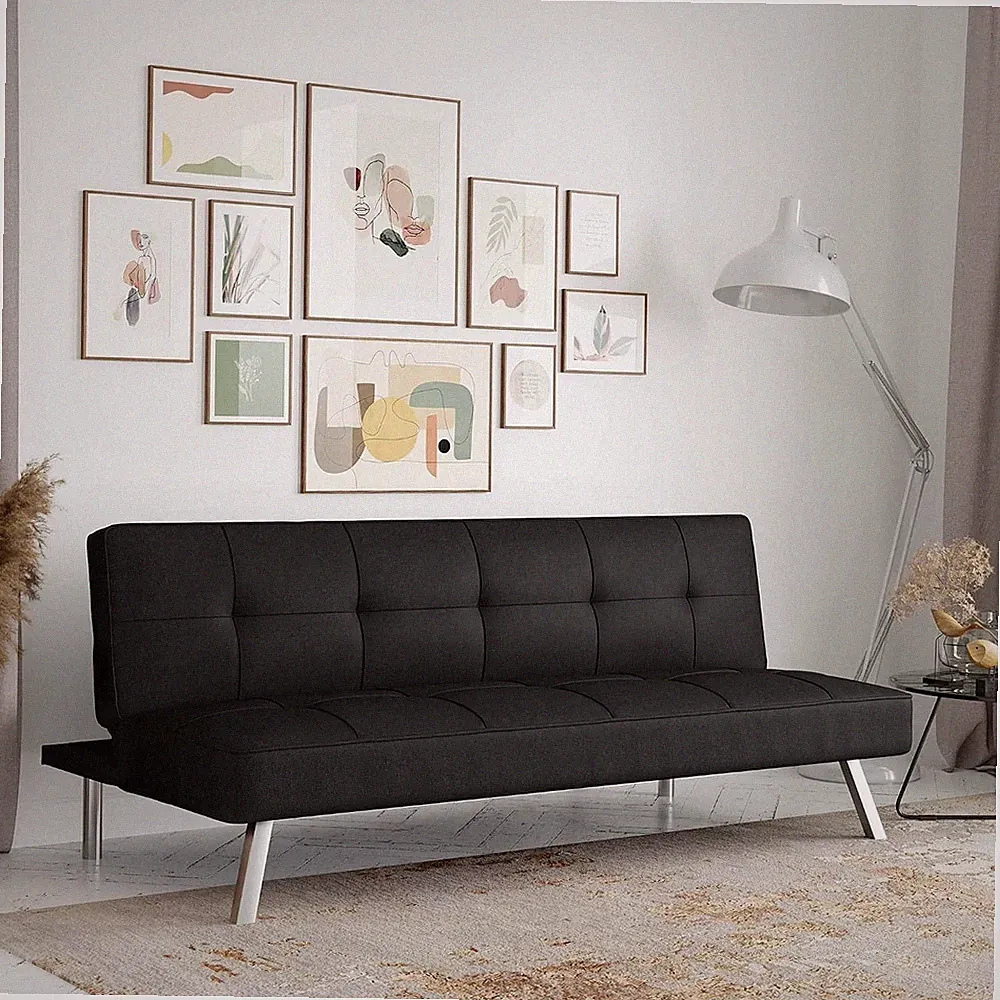 ® Rane Futon Sofa Bed 66.1", 3-in-1 Convertible Couch Sleeper for Small Spaces