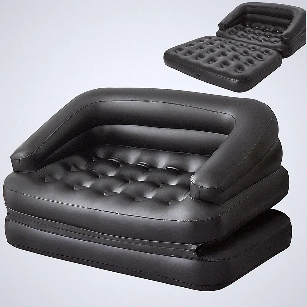 RAPTAVIS Inflatable Sofa Bed for Camping, Pool Float Couch Outdoor Mattress B...