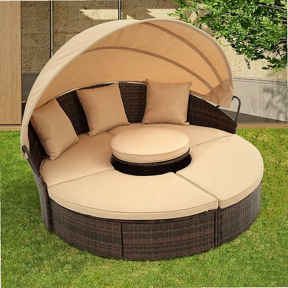 Rattan Sofa Bed Sectional