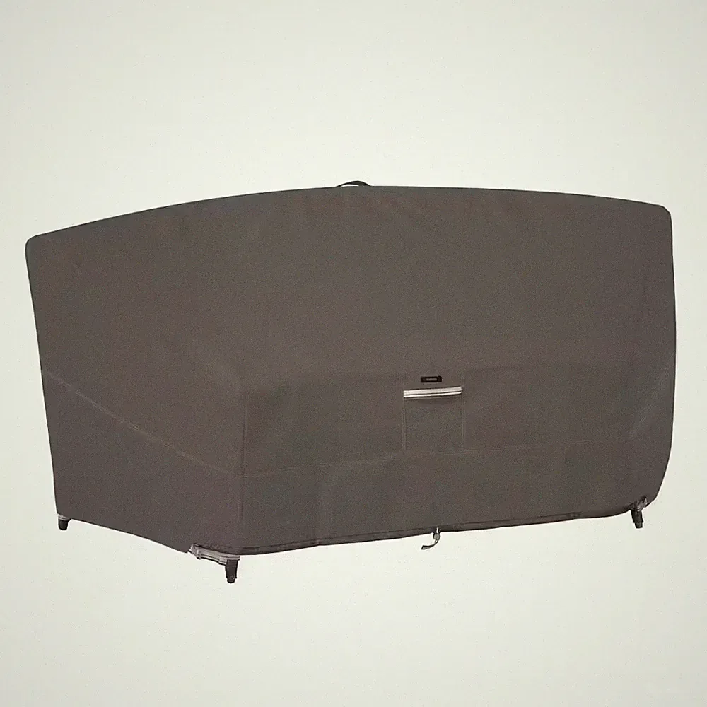 Ravenna 92 In. L X 36 In. W X 32 In. H Patio Curved Modular Sectional Sofa Cover