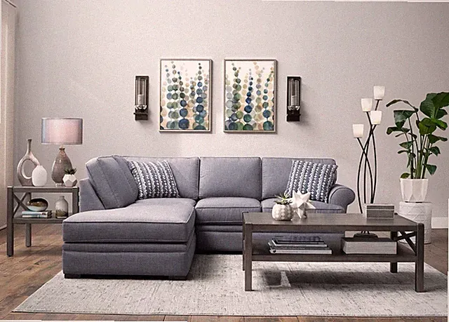 Raymour And Flanigan - The Granger - 2 piece sectional couch ONLY 2 Years Old!