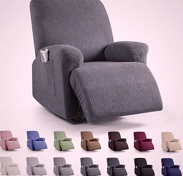 Recliner Chair Covers, Stretch Reclining Cover, Recliner Sofa Slipcovers Stripe