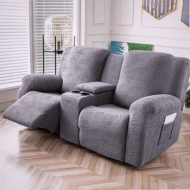 Recliner cover, stretch sofa cover, center control with armrests soft sofa cover
