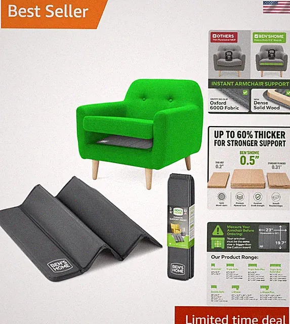 Recliner Cushion Support Board for Sagging Recliners - Stop Sinking Into Your...