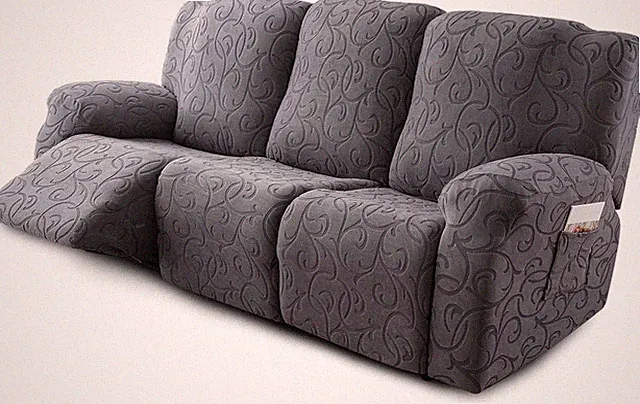 Recliner Sofa Covers Sectional Couch Cover for Reclining Couch 3 Seat, 5-Pieces