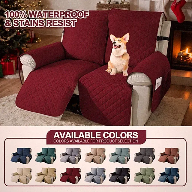 Recliner Sofa Covers Waterproof 100% Non-Slip Washable Protector Furniture