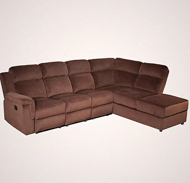 Reclining Sectional Sofa, Storage & Cup Holder free shipping