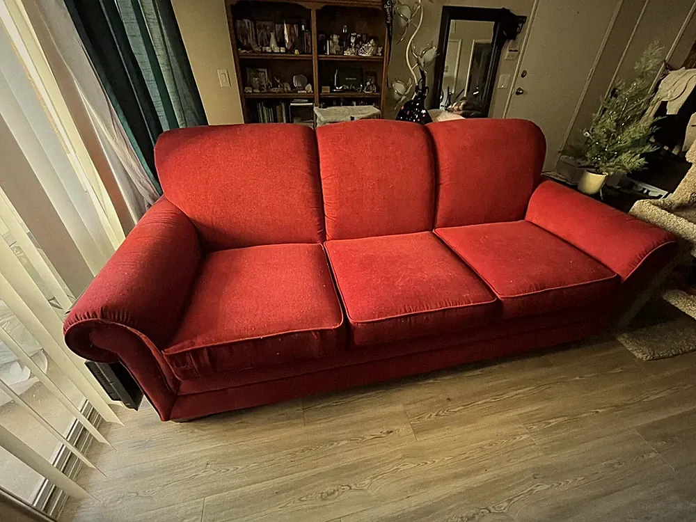 Red La-Z-Boy Sofa