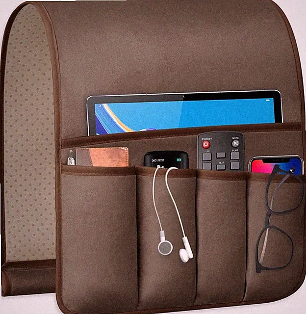 Remote Control Holder for Armchair Couch Caddy Organizer TV for Bed Storage