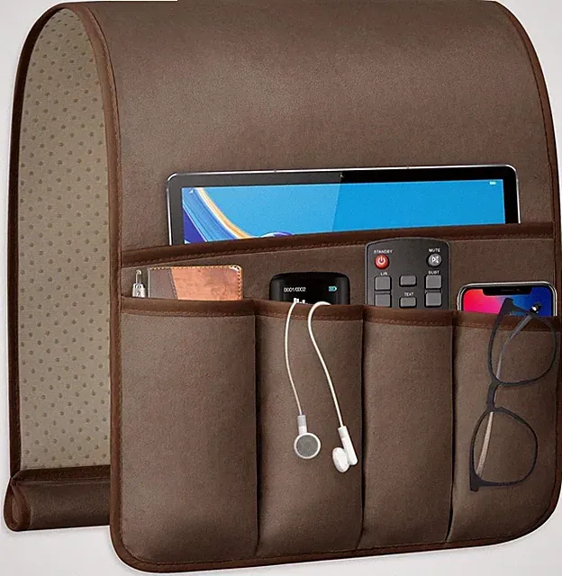 Remote Control Holder for Armchair Couch Caddy Organizer TV for Bed Storage