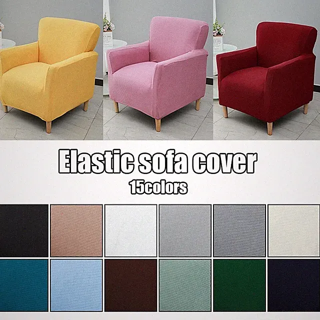 Removable Elastic Stretch Chair Cover Armchair Single Seat Sofa Full Slipcovers✔