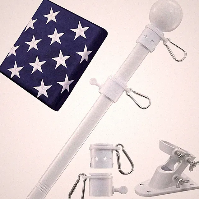 Residential Flag Pole Kit - American Flag Included