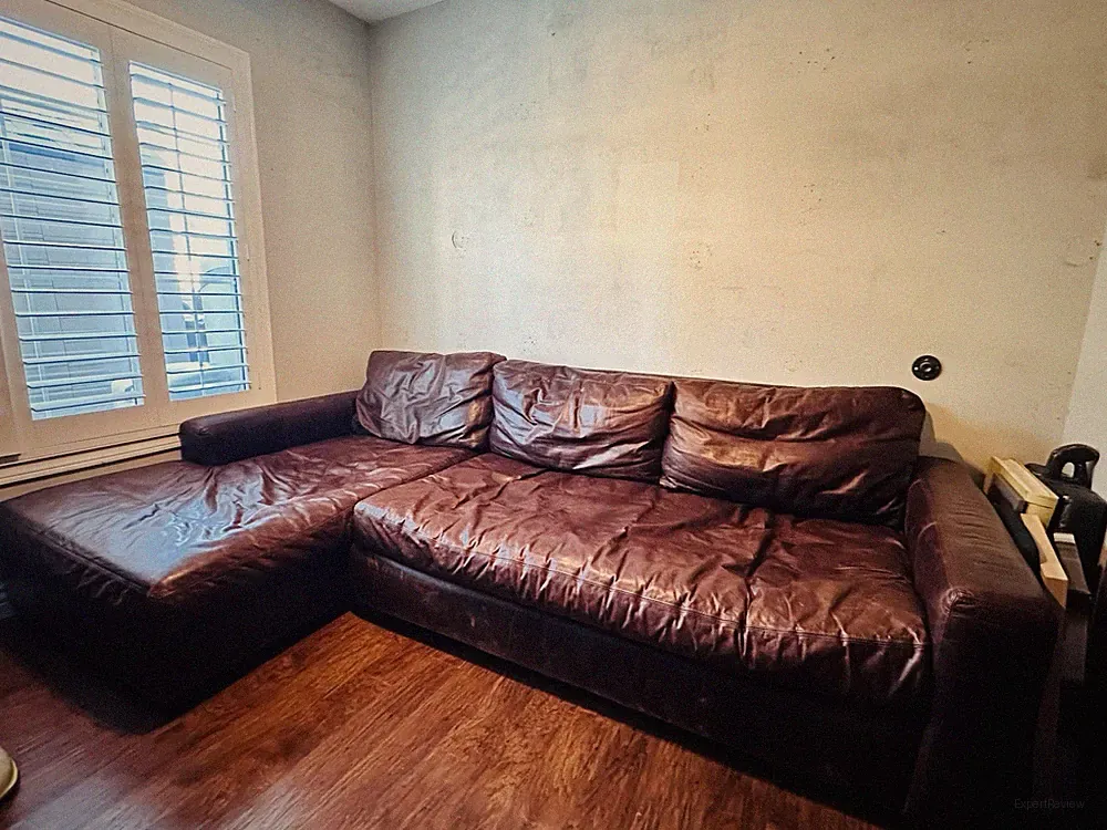 Restoration Hardware Italia Leather Sectional