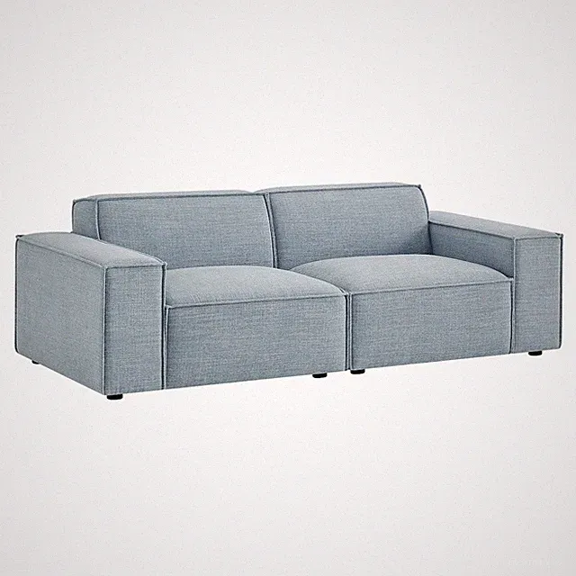 Restore 2-Piece Performance Fabric Upholstered Modular Loveseat