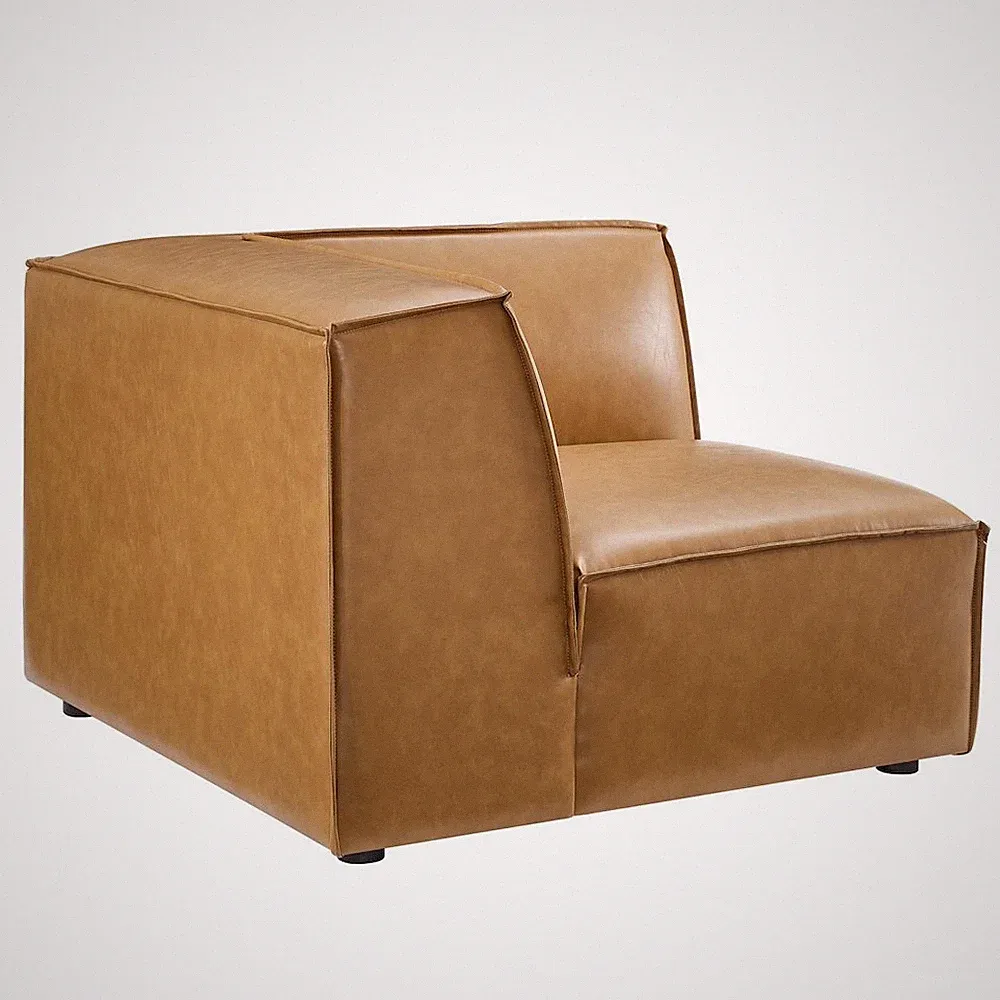 Restore Vegan Leather Sectional Sofa Corner Chair