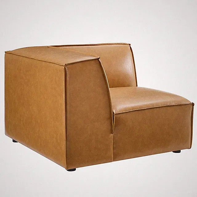 Restore Vegan Leather Sectional Sofa Corner Chair