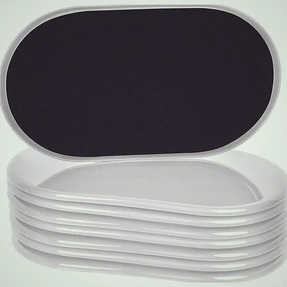Reusable Oval Furniture Sliders 8 Pack - Protect Hardwood & Carpet Effortlessly