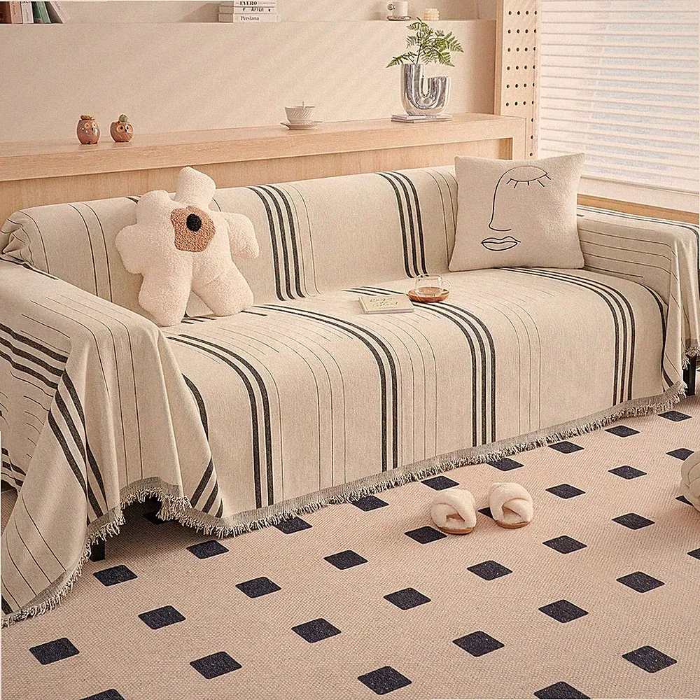 Reversible Chenille Loveseat Cover for Pets - Dark Grey Sofa Protector 71"x118
