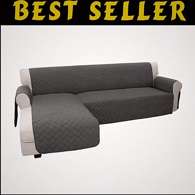 Reversible Sectional Couch Protector for Dogs, Large