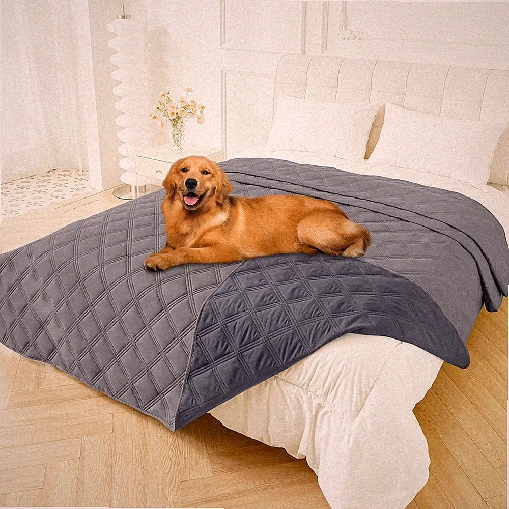 Reversible Waterproof Dog Bed Cover & Couch Protector - Soft & Washable 82x120