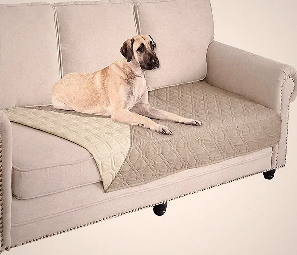 Reversible Waterproof Dog Cat Furniture Cover Pet Blanket for Coach Sofa Bed