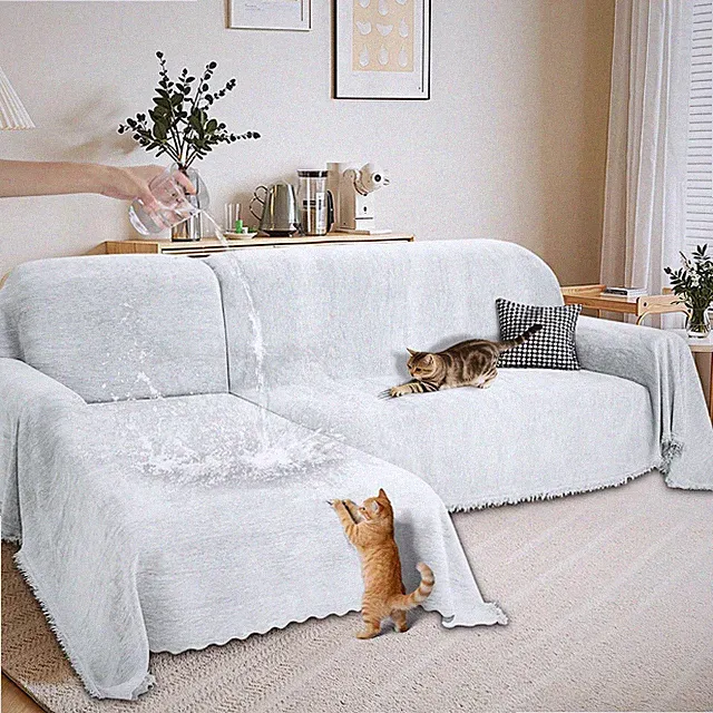 ROFASVCO 1OO% Waterproof Sectional Couch Covers L Shape Sofa Cover Washable