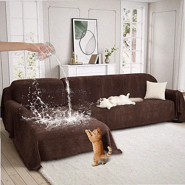 ROFASVCO 1OO% Waterproof Sectional Couch Covers L Shape Sofa Cover Washable f...