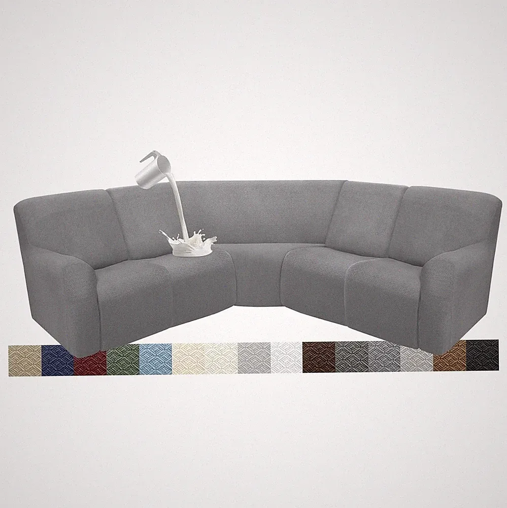ROFASVCO Waterproof Reclining Sectional Couch Covers Washable L Shaped Couch