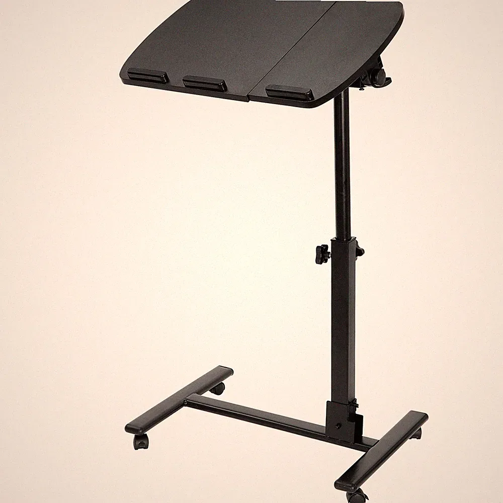 Rolling Laptop Desk Over Angle Height Adjustable Sofa Bed Notebook Table Stand