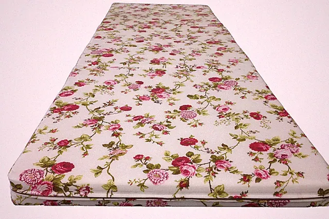 Rose White Portable Tri Fold Foam Beds 3x27x75, Floor Futon Mats