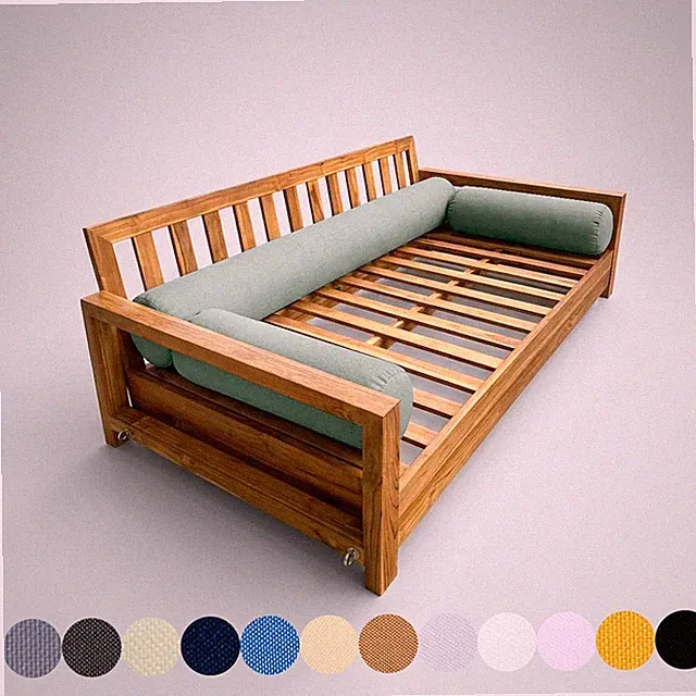 S6 Knife Edge Trim Outdoor Daybed Pillow Cushion Covers Only For Porch Swing Bed