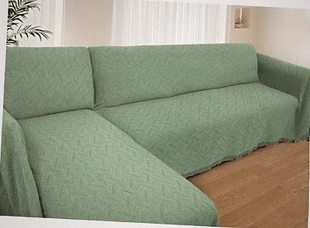Sage L-Shape Sectional Couch Covers - X-Large Sage