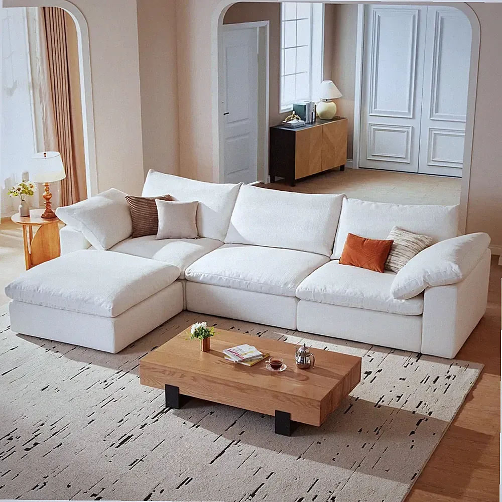 Cloud Couch Linen Blend for Living Room