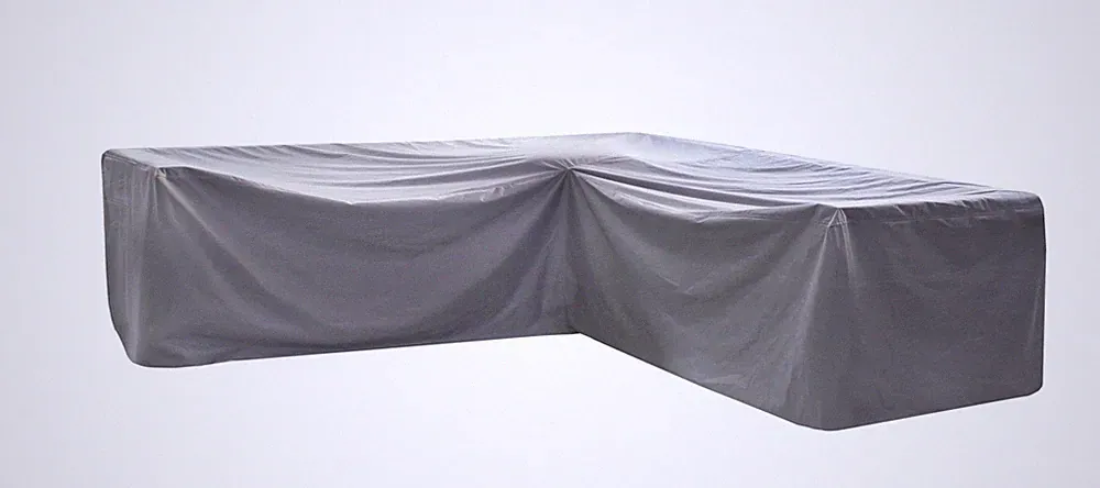 Sardinia Aluminum Frame Outdoor Sectional Sofa - Gray Sectional Sofa and cover