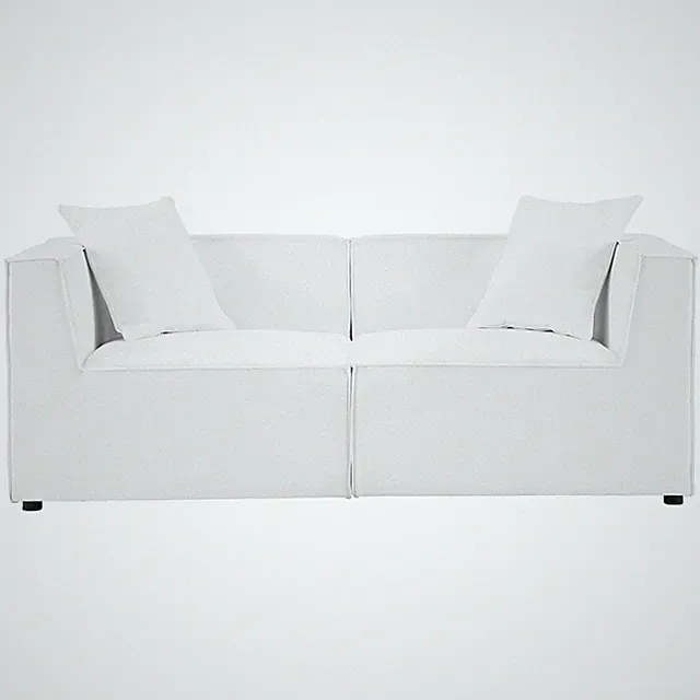 Saybrook 2-Piece Outdoor Patio Upholstered Sectional Sofa Loveseat