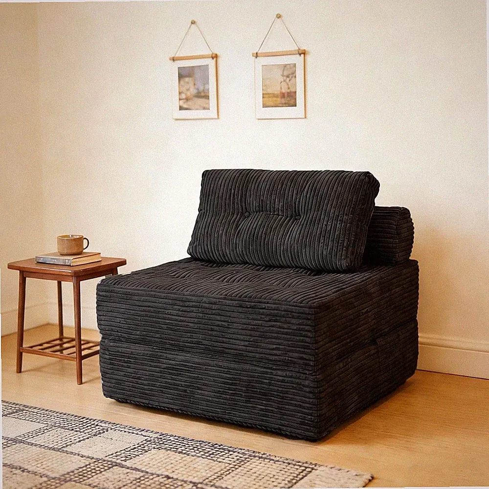 Sectional Cloud Couches Folding Sofa Bed W/ Pillow Futon Floor Couch Versatile