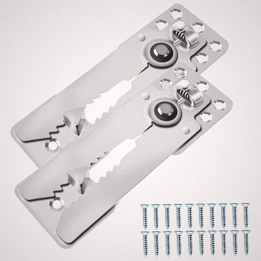 Sectional Couch Connector 2 Pack Silver Heavy Duty Sofa Alligator Clamps