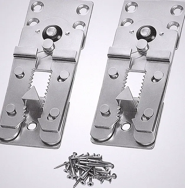 Sectional Couch Connectors,5.5inch × 2.2inch Galvanized Iron Furniture Sectional