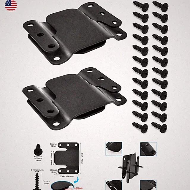 Sectional Couch Connectors Metal Interlocking Fasteners for Sofa Loveseat