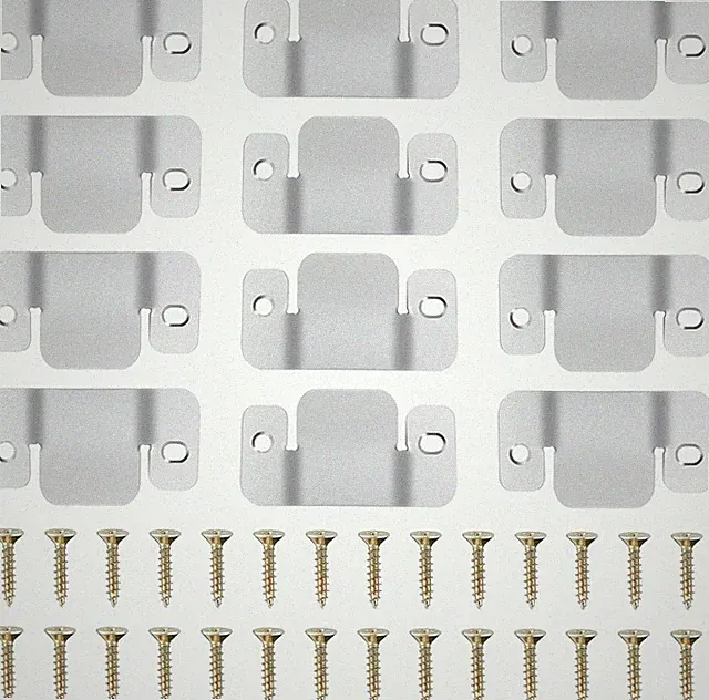 Sectional Couch Connectors Metal Sofa Clips with Screws for Furniture