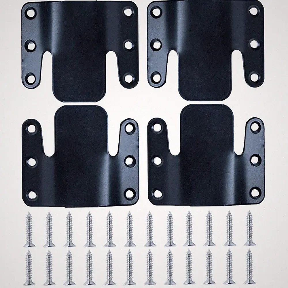Sectional Couch Connectors with Hardware, 2 Sets 4 Pieces