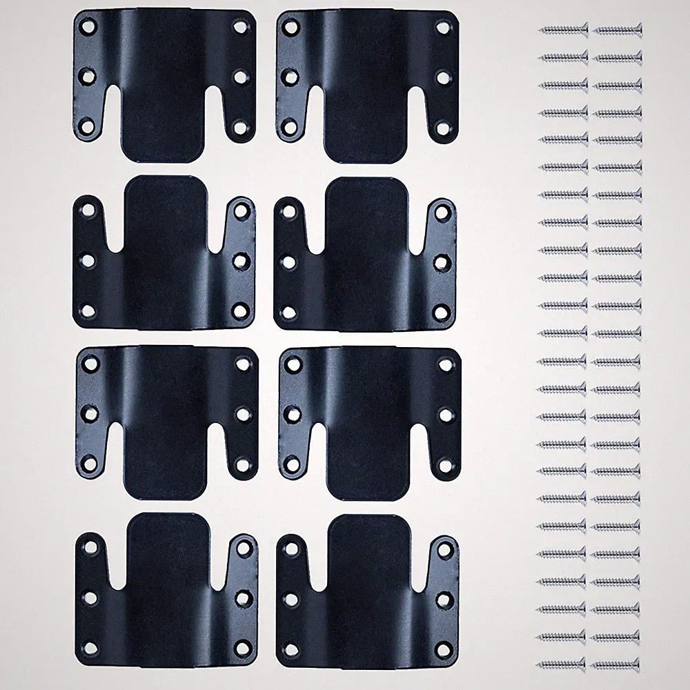 Sectional Couch Connectors with Hardware, 4 Sets 8 Pieces