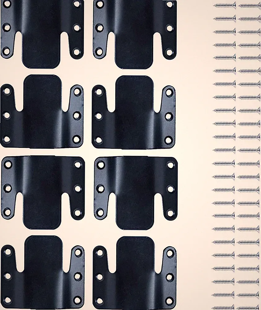 Sectional Couch Connectors with Hardware, 4 Sets 8 Pieces | Universal Sofa Conne