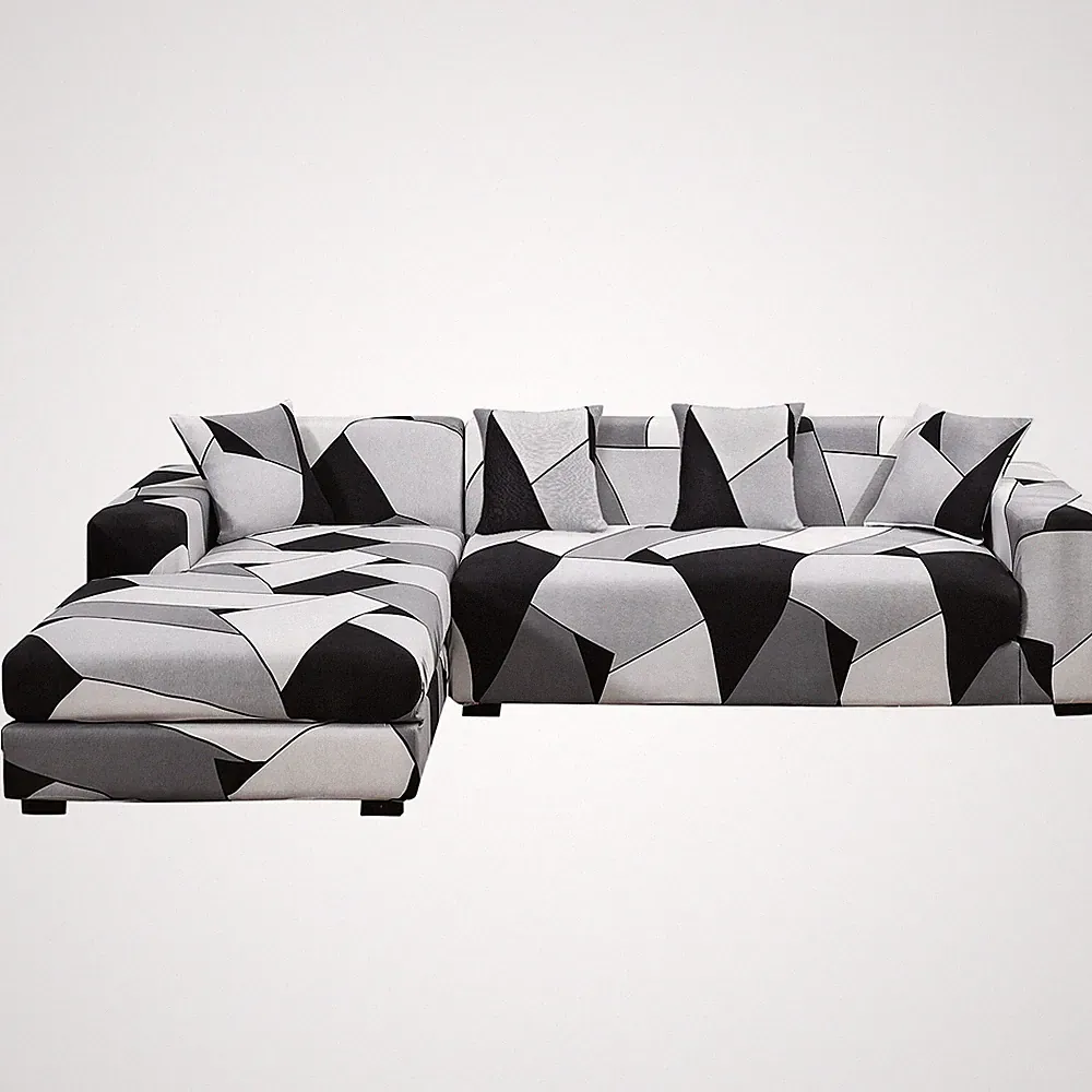 Sectional Couch Covers 2pcs 3 Seat Sofa Covers for L Shape Corner Sofa Couche