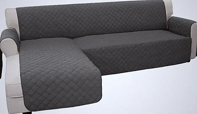 Sectional Couch Covers for Dogs L Shape Sofa Cover Reversible Sofa Slipcover