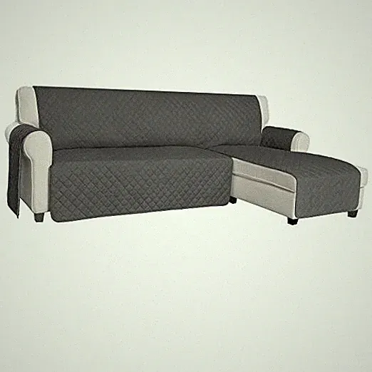 Sectional Couch Covers for Dogs, Reversible L X-Large Dark Gray/Dark Gray