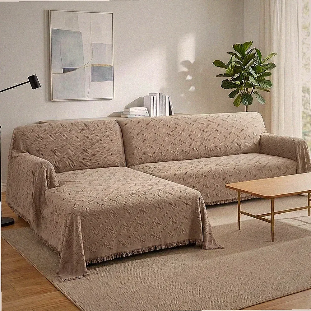 Sectional Couch Covers L Shape Couch Cover Sectional Sofa Cover Washable 2 Pi...