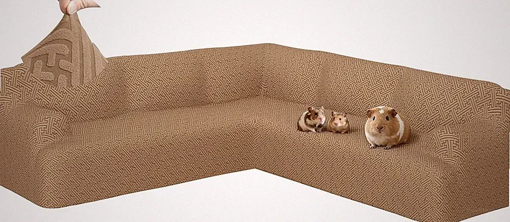 Sectional Couch Covers L Shape Sofa Cover 1-Piece Stretch Corner Couch Covers